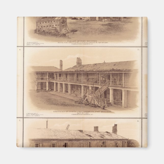 Aimant Forts Sumter & Moultrie (Devant)