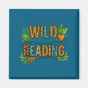 Aimant Fou de lecture de livres et bibliophile