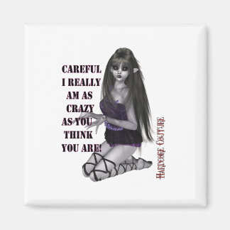 Aimant Fou Goth Girl
