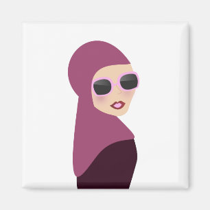 Aimant Foulard islamique muslima hijab style dame