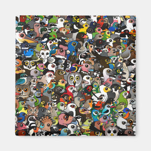 Aimant Foule de Birdorable