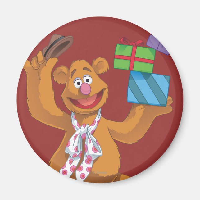 Aimant Fozzie de vacances l'ours 2 (Devant)