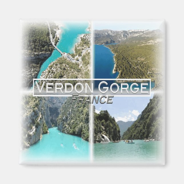 Aimant FR0112 Europe, France Provence, Gorge du Verdon, (Devant)