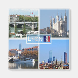 Aimant FR Lyon - Pont Lafayette - Basilique de Fourvière