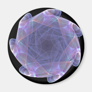 Aimant fractale violette