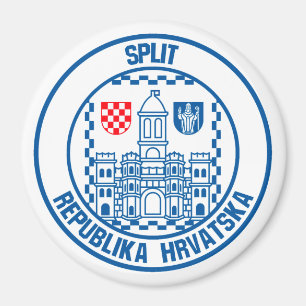 Aimant Fractionner l'Emblème arrondi