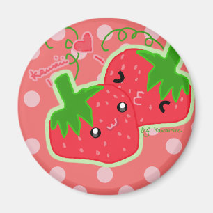 Aimant Fraises mignonnes