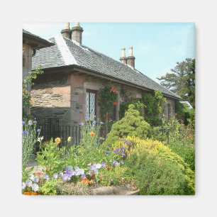 Aimant Français Cottage II avec Flower Garden Photographi