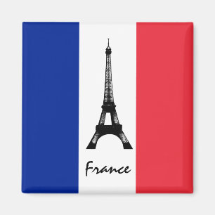 Aimant France Magnet, Tour Eiffel, Vacances, Drapeau Fran
