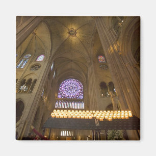 Aimant France, Paris. Intérieur de la cathédrale Notre-