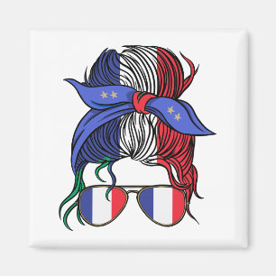 Aimant France pimentée avec le drapeau français