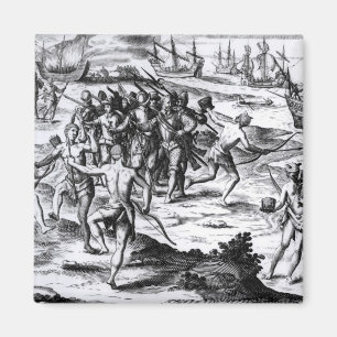 Aimant Francis Drake dans le nouveau monde