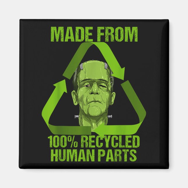 Aimant Frankenstein Made From 100% Recycled Human Parts H (Devant)