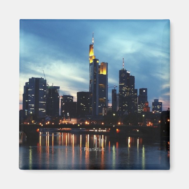 Aimant Frankfurt, Allemagne Skyline (Devant)