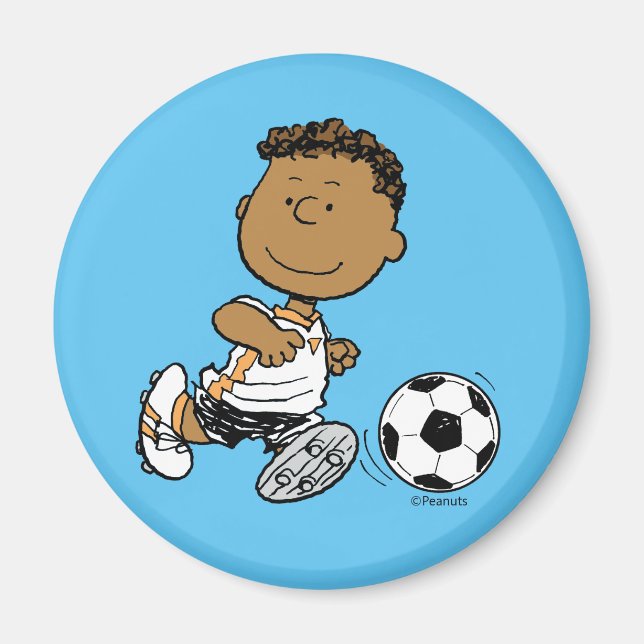 Aimant Franklin Jouer Au Football (Devant)