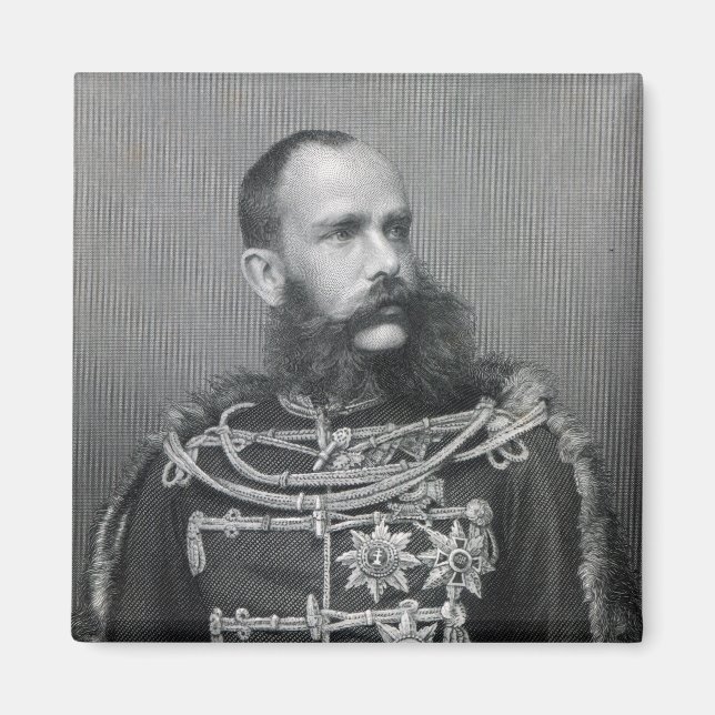 Aimant Franz Joseph Ier d'Autriche (Devant)