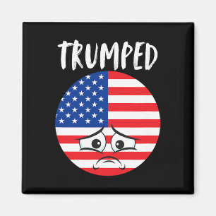 Aimant Frappé Contre Trump Élection Regret Démocrates Rép