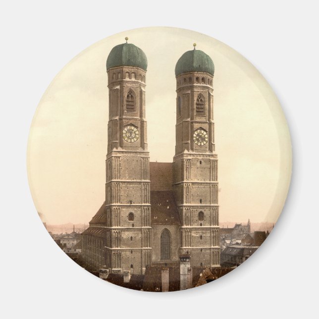 Aimant Frauenkirche, Munich, Bavière, Allemagne (Devant)
