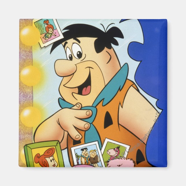 Aimant Fred Flintstone Regardez En Miroir (Devant)
