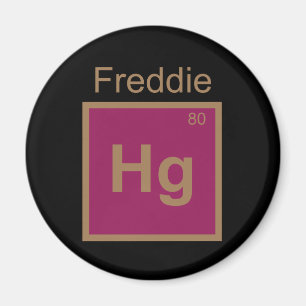 Aimant Freddie Hg (Mercure), élément Pun