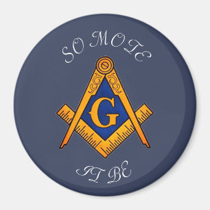 Aimant Freemason Carré et Compass Charité Masonic