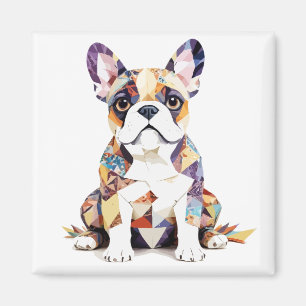 Aimant French Bulldog Jouer Adorable Fun Joyful Animal