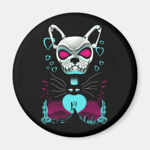 Aimant French bulldog Love Halloween