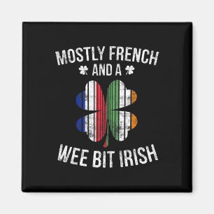 Aimant French Wee Bit Irish Fun France Patrick Day Cadeau