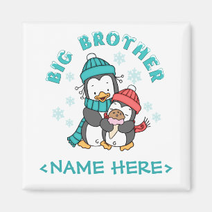 Aimant Frère d'hiver de pingouin