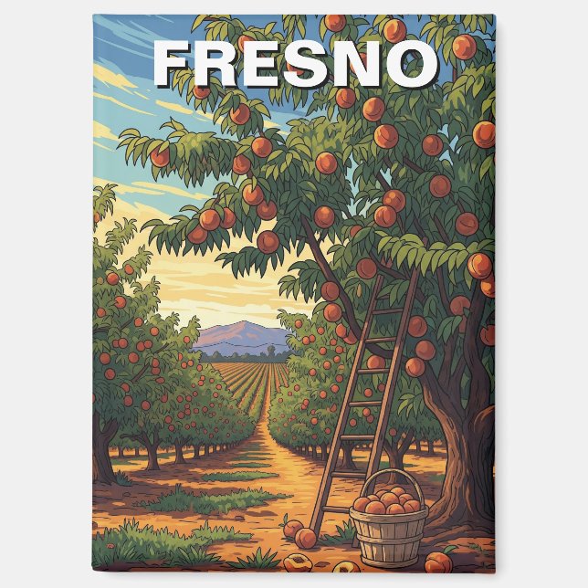 Aimant Fresno California Central Valley (Recto)