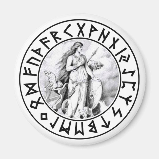 aimant Freya Rune Shield (Devant)