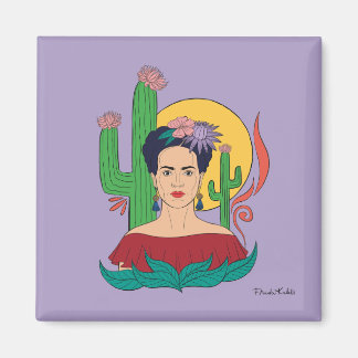 Aimant Frida Kahlo Desert Graphic