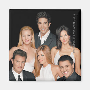 Aimant FRIENDS™   Casting en tenue de soirée vue rapproch