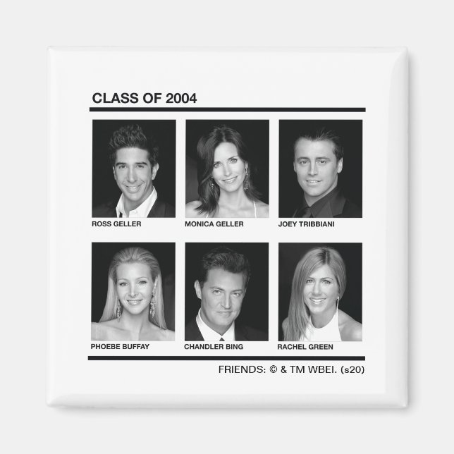Aimant FRIENDS™ | Promotion 2004 (Devant)