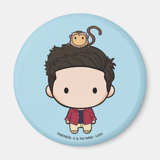 Aimant FRIENDS™| Ross Chibi (Devant)