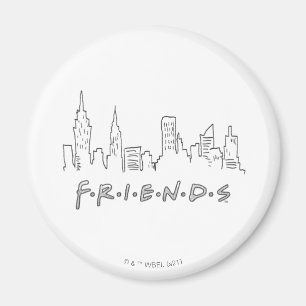 Aimant FRIENDS™   Silhouette de New York