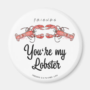 Aimant FRIENDS™ Tu es mon homard Citation aquarelle