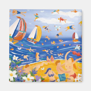 Aimant Frigo Art : Traitements de plage