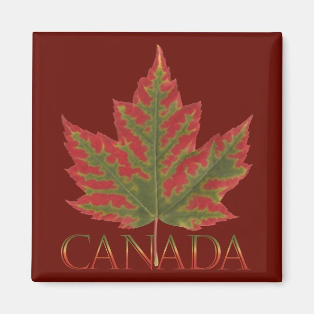 Aimant frigo Canada Souvenir Canada conserve (Devant)