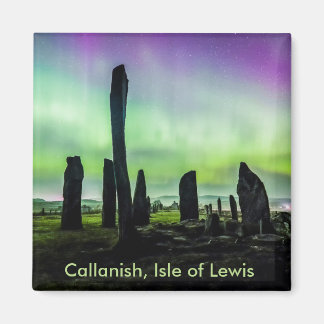 Aimant frigo Carré Callanish et Aurora