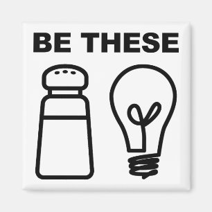 Aimant frigo chrétien de sel et de lumière