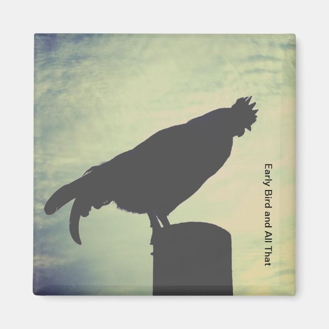 Aimant frigo coq (Devant)