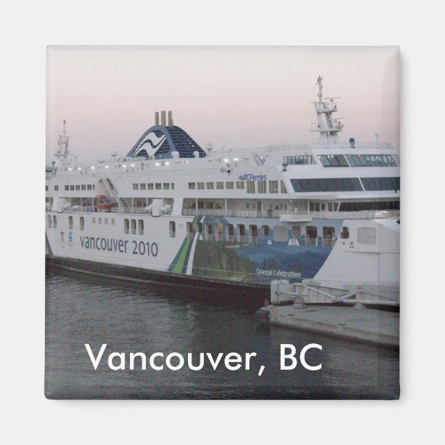 Aimant frigo de traversier de Vancouver (C.-B.) (Devant)