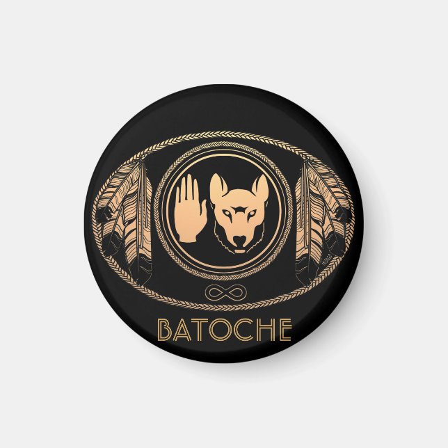 Aimant frigo Metis Aimant Drapeau Metis personnali (Devant)