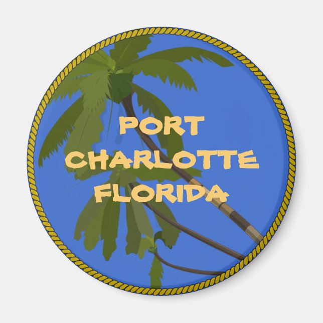aimant frigo Port Charlotte Florida (Devant)