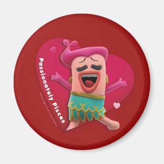 Aimant frigo Saint Valentin pour les poissons