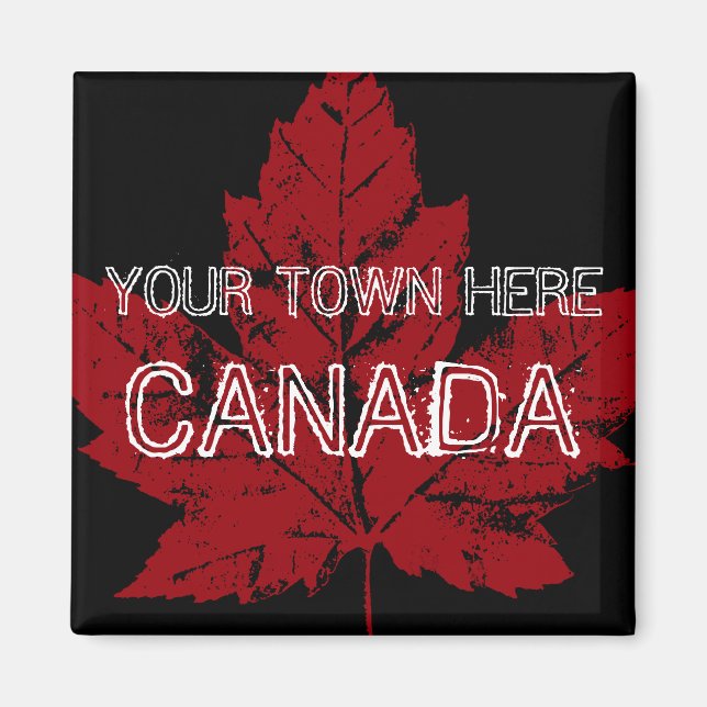 Aimant frigo souvenir Canada Magnets personnalisés (Devant)