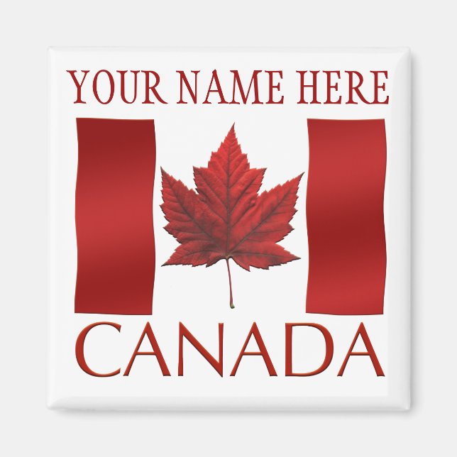 Aimant frigorifique Canada Aimant Feuille d'érable (Devant)