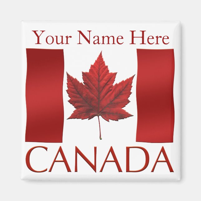 Aimant frigorifique Canada Aimant Feuille d'érable (Devant)