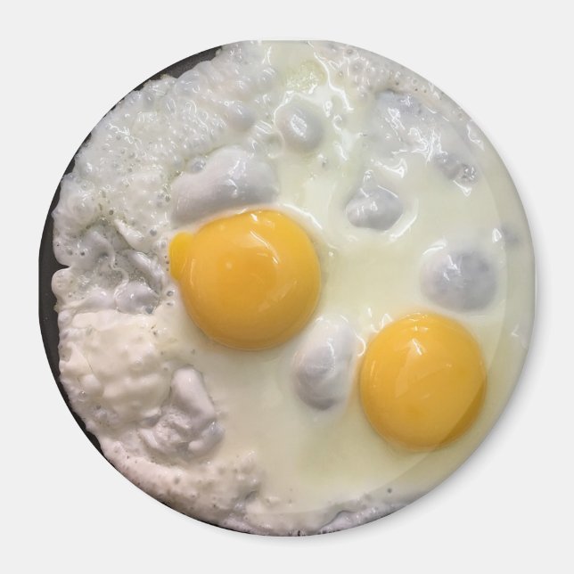 Aimant frigorifique : Oeuf frit (Devant)